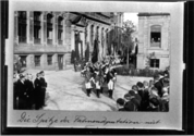 Umzug auf dem Campus der Friedericiana, 1925