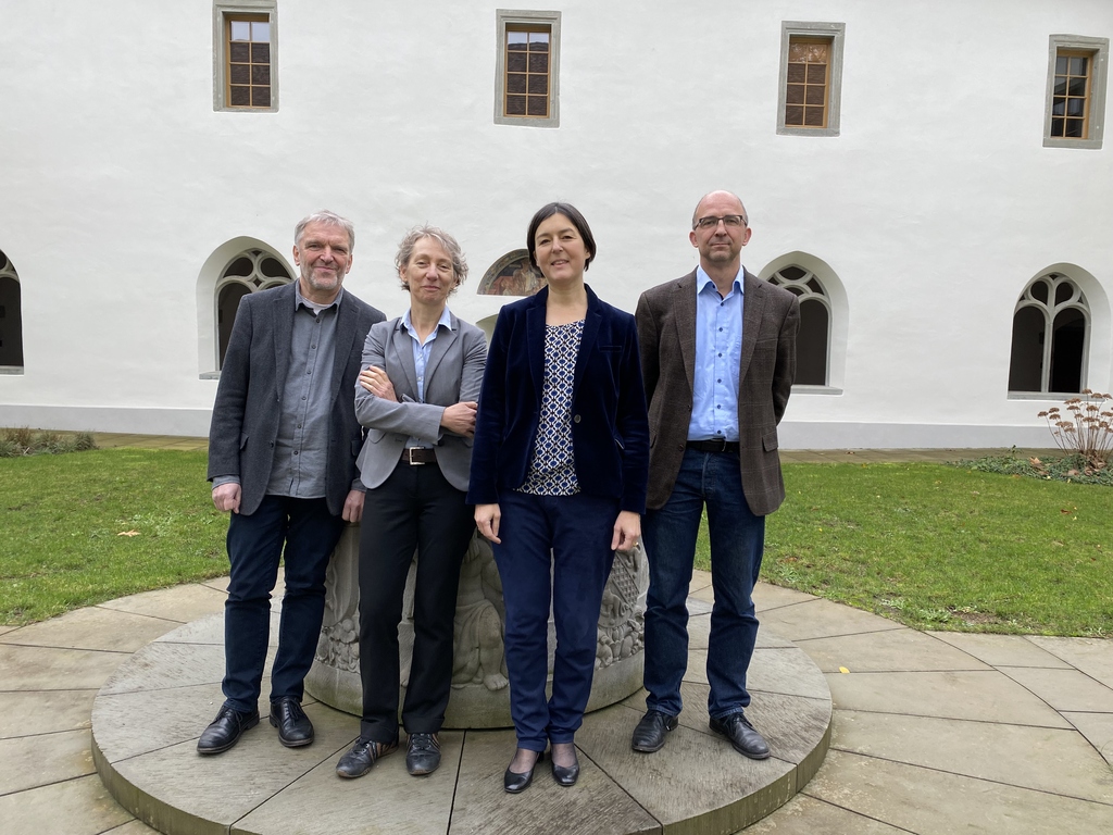 Foto (v.l.): Friedrich Steinle, Gisela Hürlimann, Franziska Eggimann, Marcus Popplow