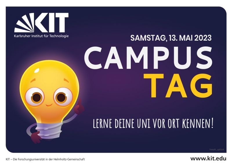 Plakat zum KIT Campustag
